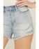 Image #2 - Cleo + Wolf Women's Heavy Distressed 2 1/2" Shorts, Blue, hi-res
