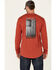 Image #4 - Ariat Men's Rebar Workman Alloy Flag Graphic Long Sleeve Work Pocket T-Shirt , Red, hi-res