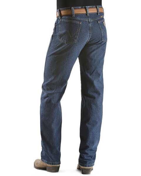 Image #1 - Wrangler Men's 13MWZ Jeans Cowboy Cut Original Fit Prewashed Jeans , Dark Stone, hi-res