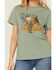Image #3 - Wrangler Women's Wild & Free Short Sleeve Graphic Tee, Sage, hi-res