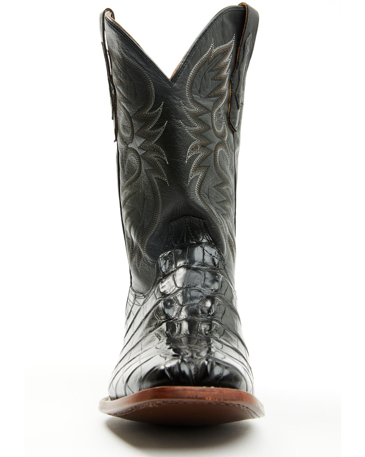 Image #4 - Cody James Men's Exotic Alligator Western Boots - Broad Square Toe, Black, hi-res