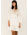 Image #1 - Talisman Women's Fortune Teller Mini Dress, White, hi-res