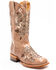 Shyanne Women's Hybrid Leather TPU Verbena Western Performance Boots - Broad Square Toe, Tan, hi-res