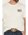 Image #4 - Ariat Men's Buckle Flag Patriot Short Sleeve Graphic T-Shirt, Light Grey, hi-res