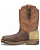 Image #3 - Double H Men's Outlook Waterproof Work Boots - Composite Toe, Brown, hi-res