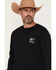 Image #3 - Moonshine Spirit&reg; Men's America's Most Wanted Long Sleeve Graphic T-Shirt, Black, hi-res