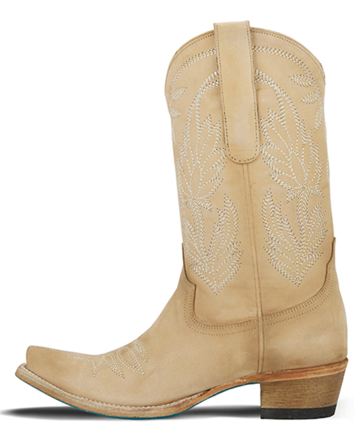 Image #3 - Lane Women's Sandaga Midi Western Boots - Snip Toe, Ivory, hi-res
