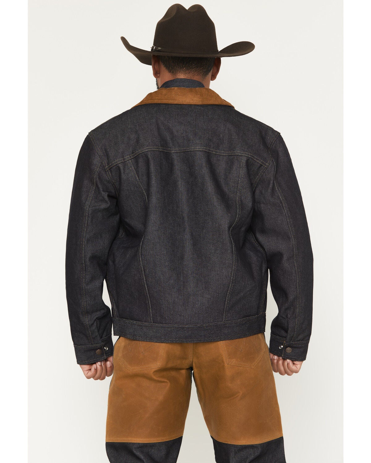 Wrangler X Filson Men's Sherpa Lined Denim Trucker Jacket