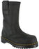 Image #1 - Dr. Martens Icon Ex Wide Wellington Work Boots - Steel Toe, Black, hi-res