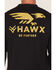 Image #4 - Hawx Men's Go Further Long Sleeve Graphic Work T-Shirt, Black, hi-res