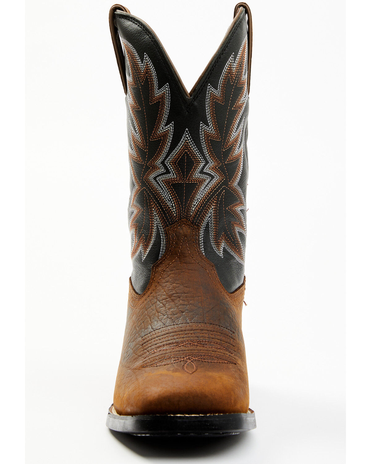 Image #4 - Durango Men's Westward Roughstock Western Performance Boots - Broad Square Toe, Dark Brown, hi-res
