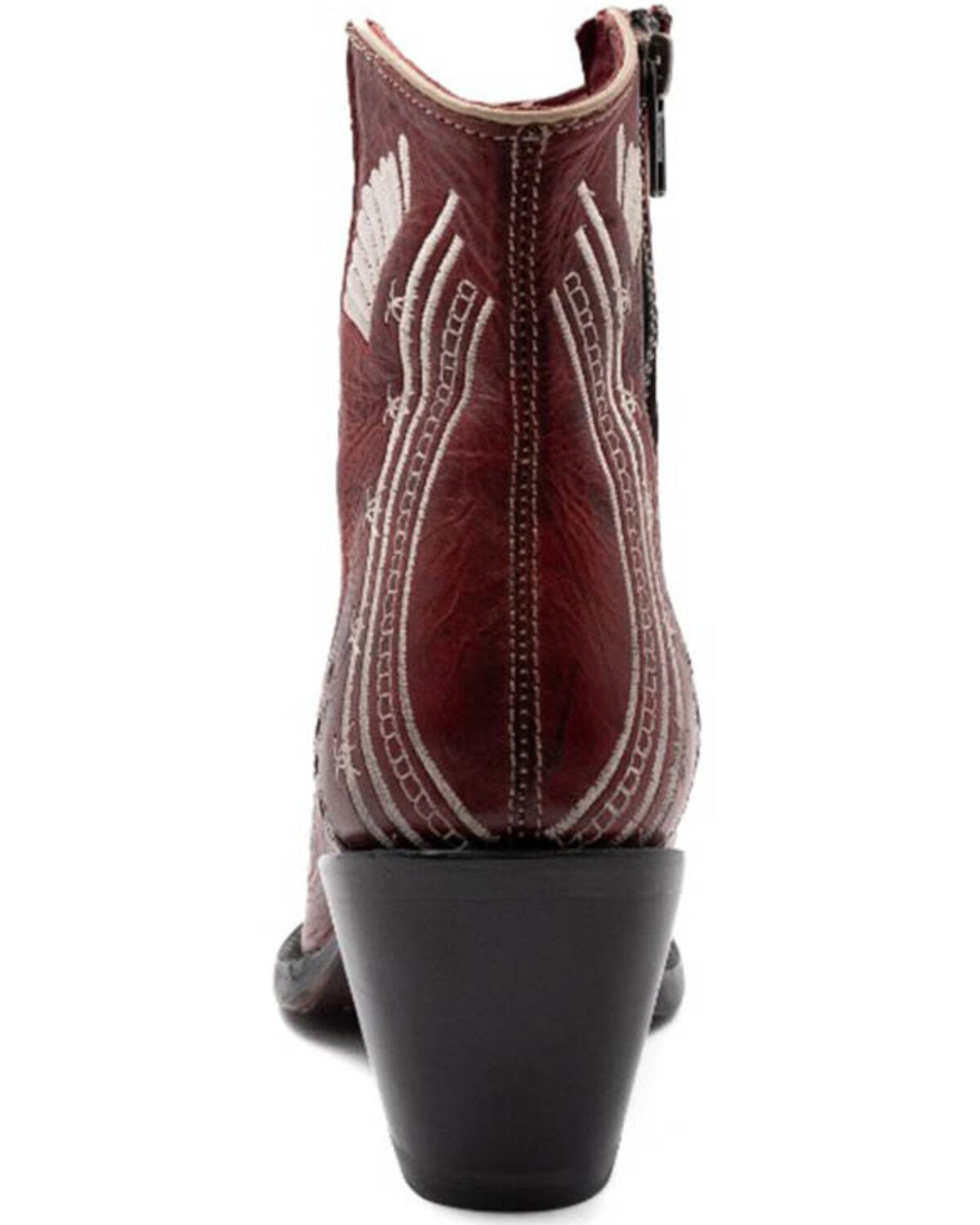 Image #4 - Ferrini Women's Savannah Fashion Boots - Round Toe, Red, hi-res