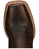 Image #6 - Tony Lama Men's Ronan Western Boots - Broad Square Toe, Chocolate, hi-res