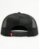 Image #3 - Kimes Ranch Men's Spangled Leather Patch Ball Cap, Black/grey, hi-res