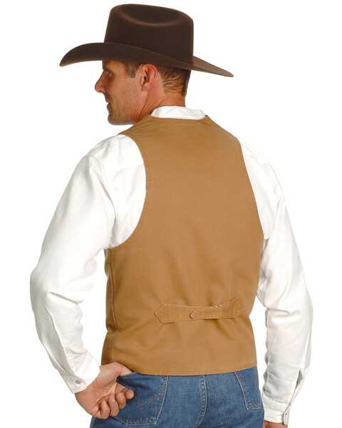 Image #2 - Rangewear by Scully Frontier Canvas Vest, Brown, hi-res