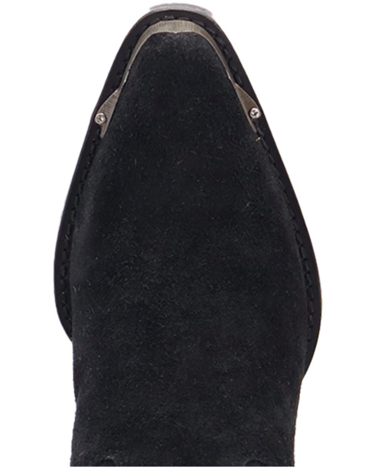 Image #6 - Dingo Women's Texas Charm Suede Booties - Snip Toe, Black, hi-res