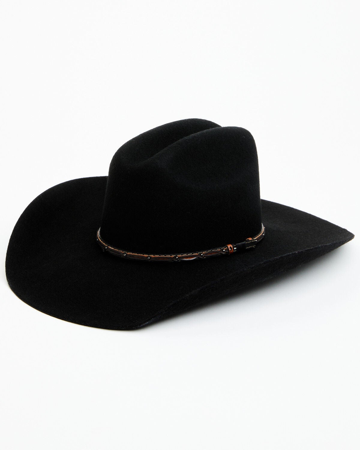 Cody James 3X Felt Cowboy Hat, Black, hi-res