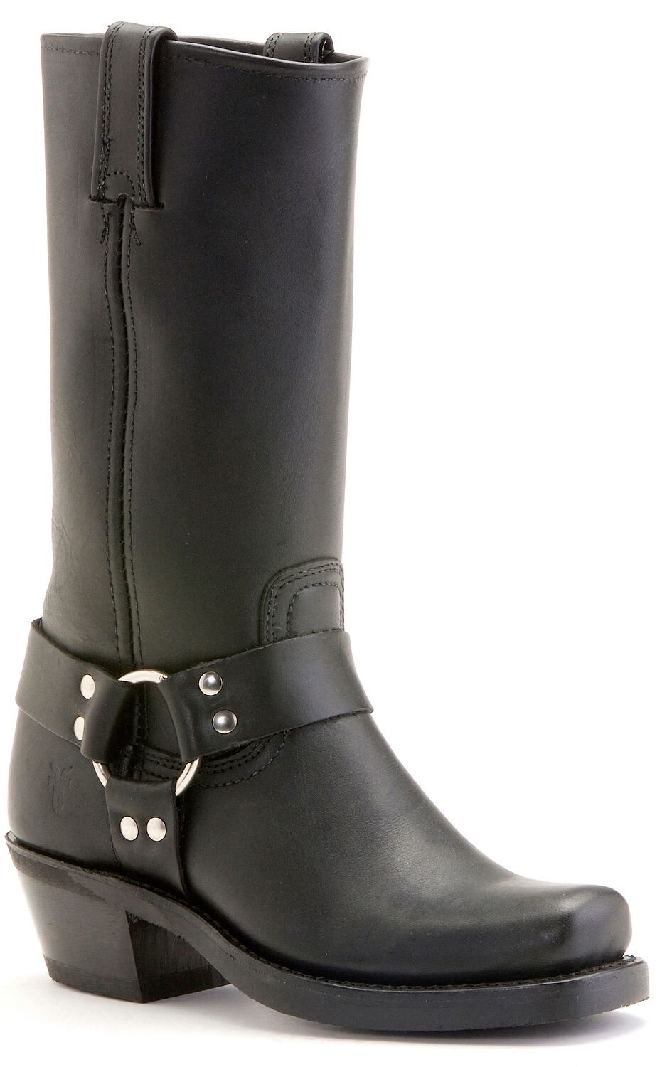 Image #1 - Frye Women's Harness Boots - Square Toe, Black, hi-res