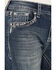 Image #4 - Grace in LA Women's Medium Wash Mid Rise Dreamcatcher Pocket Stretch Bootcut Jeans , Medium Wash, hi-res