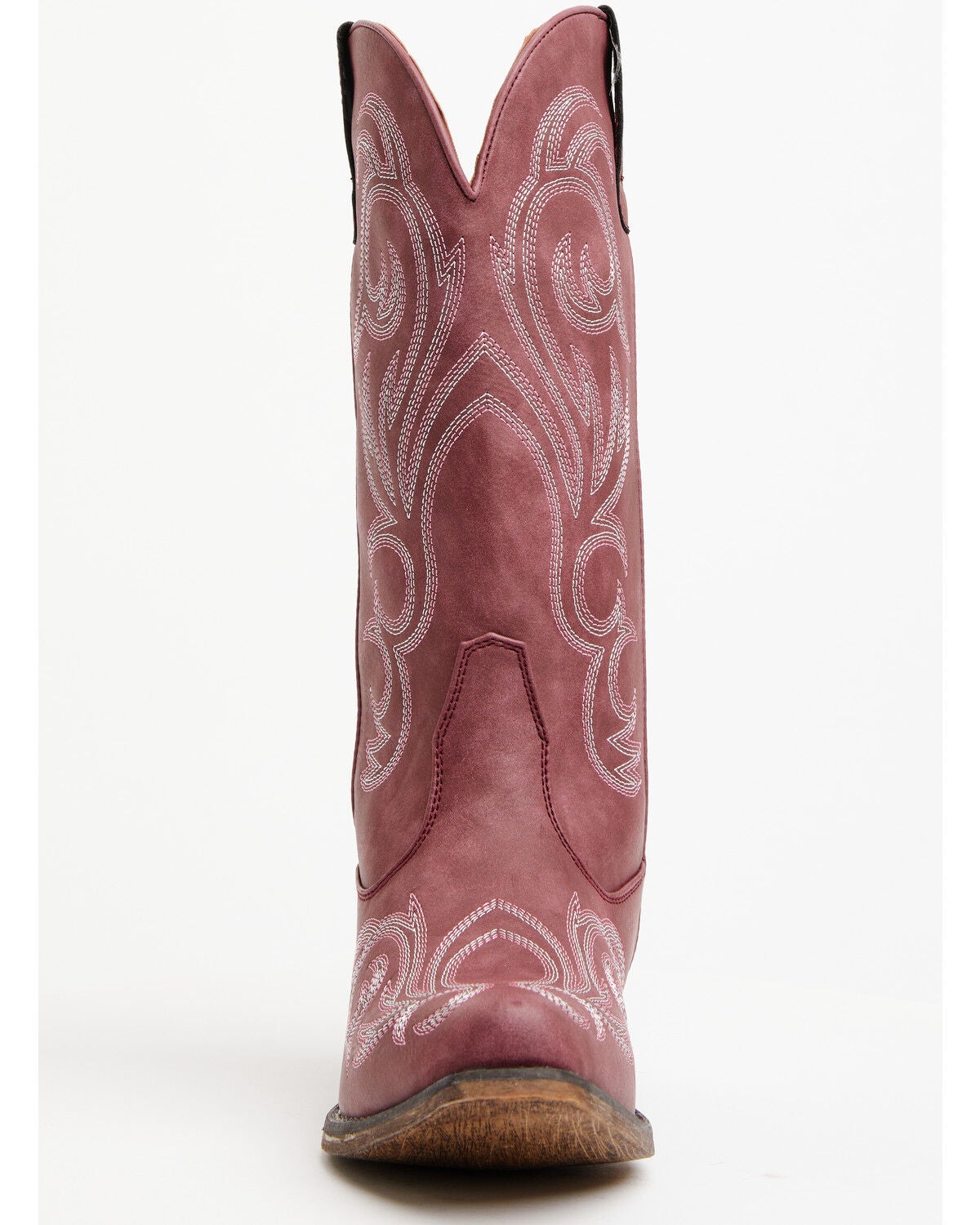 Image #4 - Roper Women's Raspberry Riley Vintage Western Boots - Snip Toe, Red, hi-res