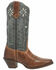 Laredo Women's Passion Flower Western Boots - Square Toe, Cognac, hi-res