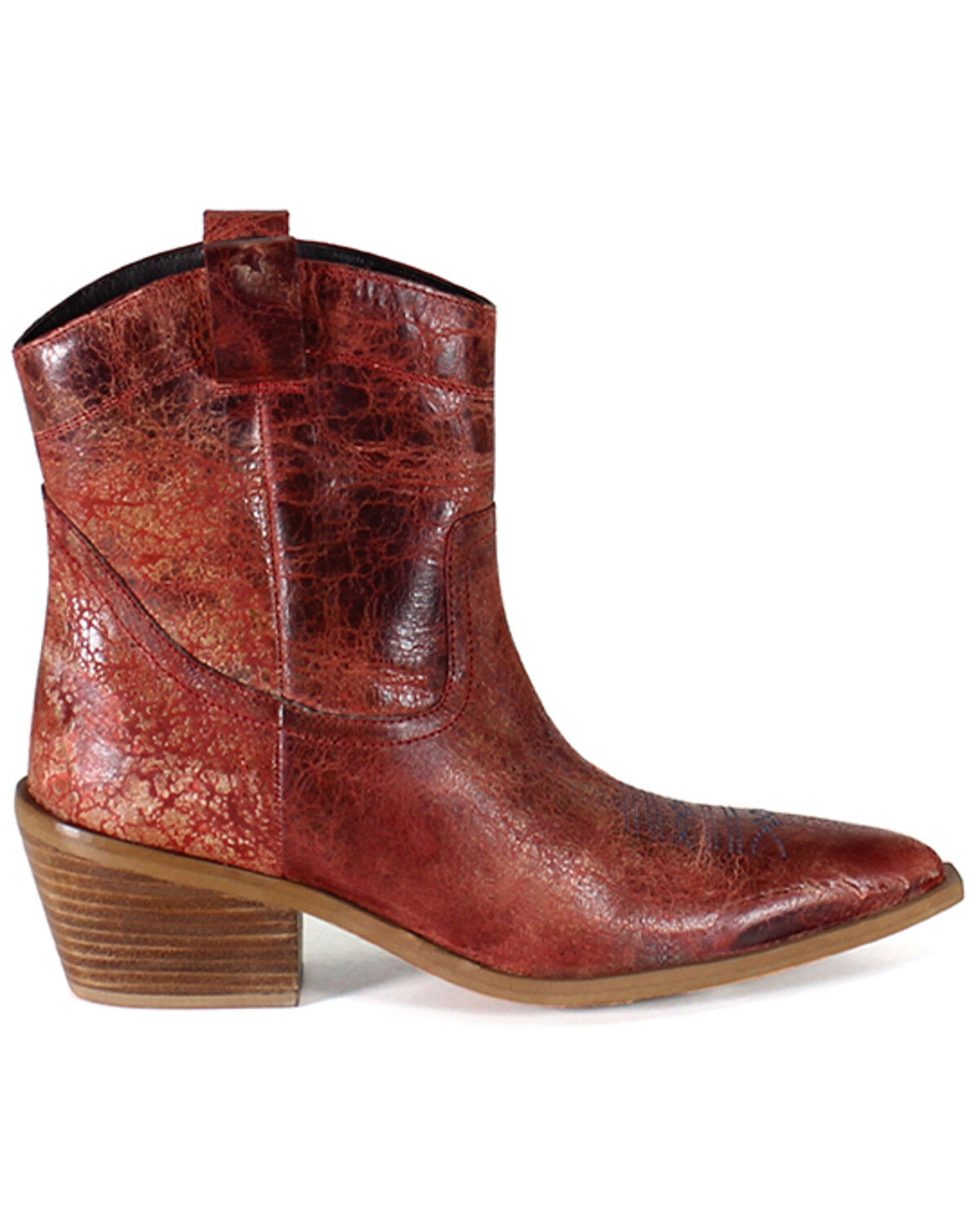 Image #2 - Diba True Women's Rave Lion Western Booties - Snip Toe, Cherry, hi-res
