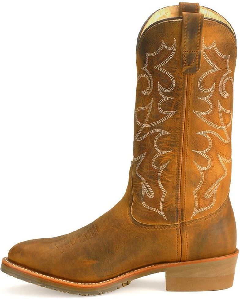 double h lace up work boots