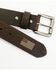 Image #1 - Hawx Men's Flag Tip Casual Leather Belt, Brown, hi-res