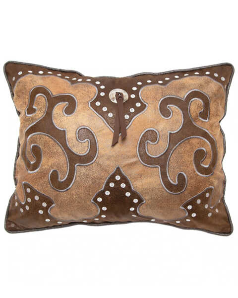Wrangler Rustic Chaps Decorative Throw Pillow, Brown, hi-res
