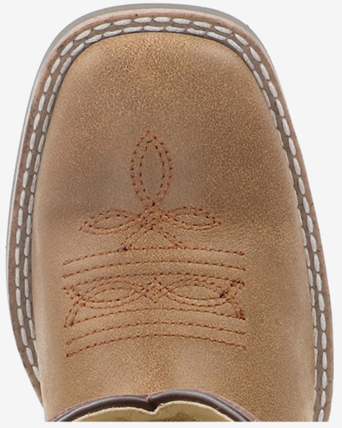 Image #5 - Smoky Mountain Boys' Adobe Western Boots - Broad Square Toe, Brown, hi-res