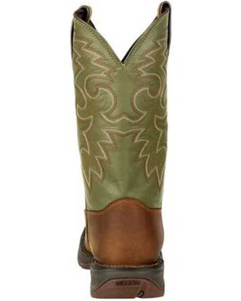 Image #6 - Durango Men's Rebel Western Performance Boots - Broad Square Toe, Coffee, hi-res