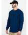 Image #3 -  Hawx Men's Wings Graphic Thermal Long Sleeve Work T-Shirt - Big & Tall , Blue, hi-res