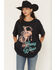 Image #1 - Wrangler X Lainey Wilson Women's Bull Riding Short Sleeve Graphic Tee, Black, hi-res