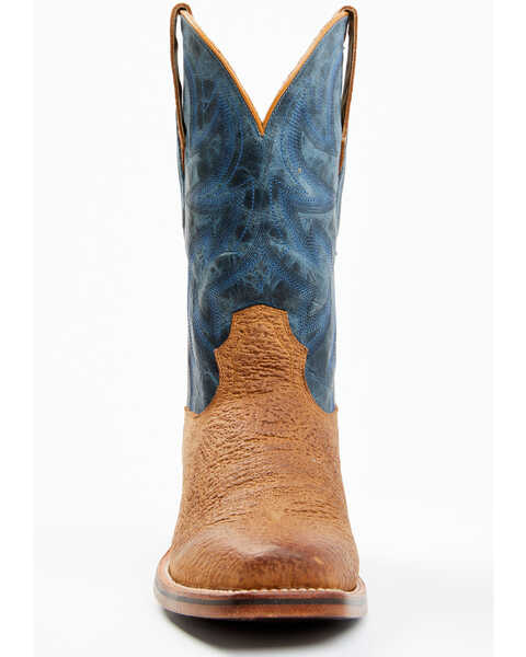 Image #4 - RANK 45® Men's Archer Western Boots - Square Toe, Blue, hi-res