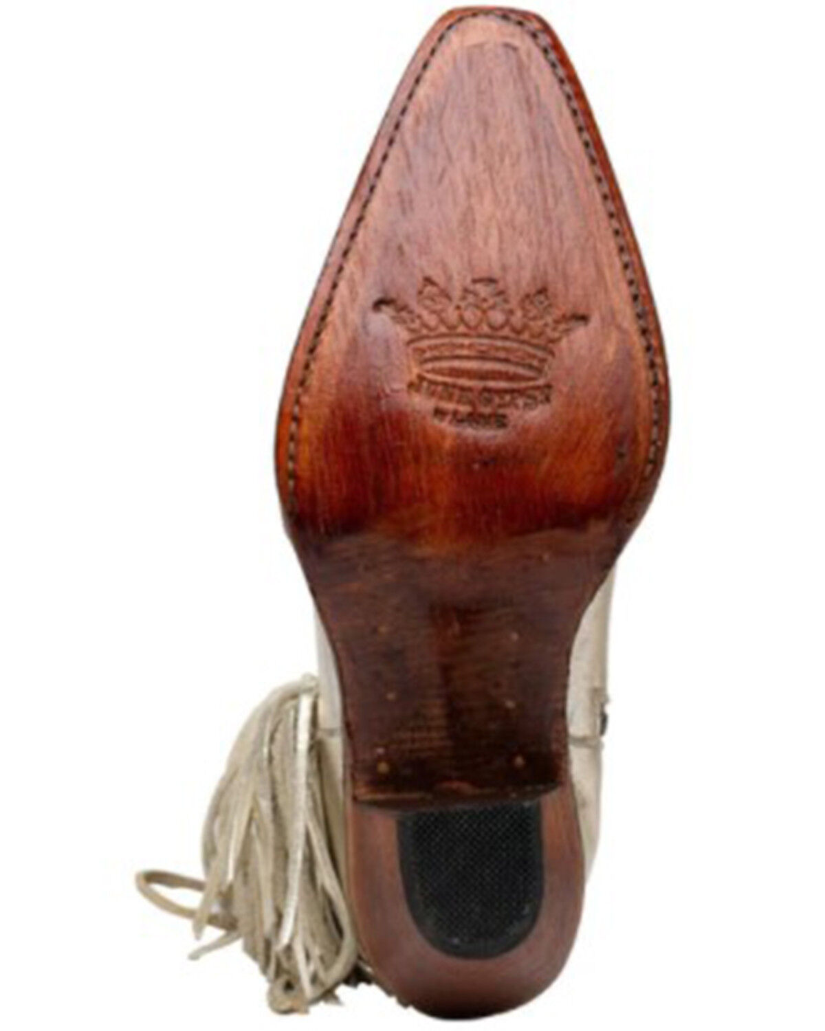 Image #6 - Junk Gypsy Women's Spirit Animal Ombre Fringe Western Fashion Booties - Snip Toe, Gold, hi-res