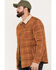 Image #2 - Brixton Men's Plaid Print Cass Jacket, Tan, hi-res