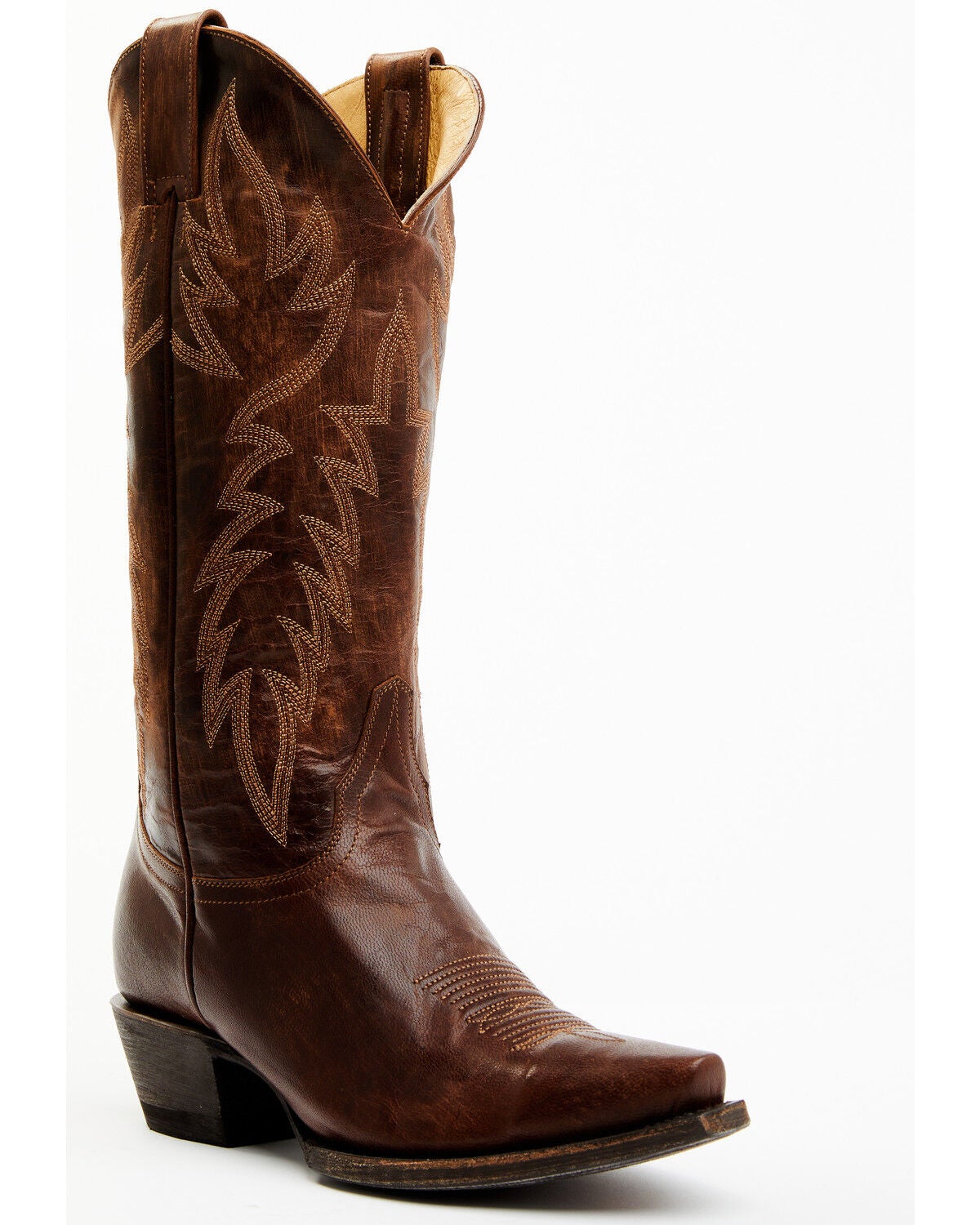 Idyllwind Women's Wheeler Performance Western Boot - Snip Toe, Brown, hi-res