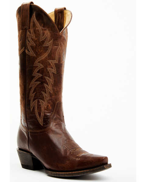 Idyllwind Women's Wheeler Western Boot - Snip Toe, Brown, hi-res