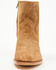 Image #5 - Moonshine Spirit Men's 8" Pancho Roughout Zipper Western Boots - Medium Toe, Brown, hi-res