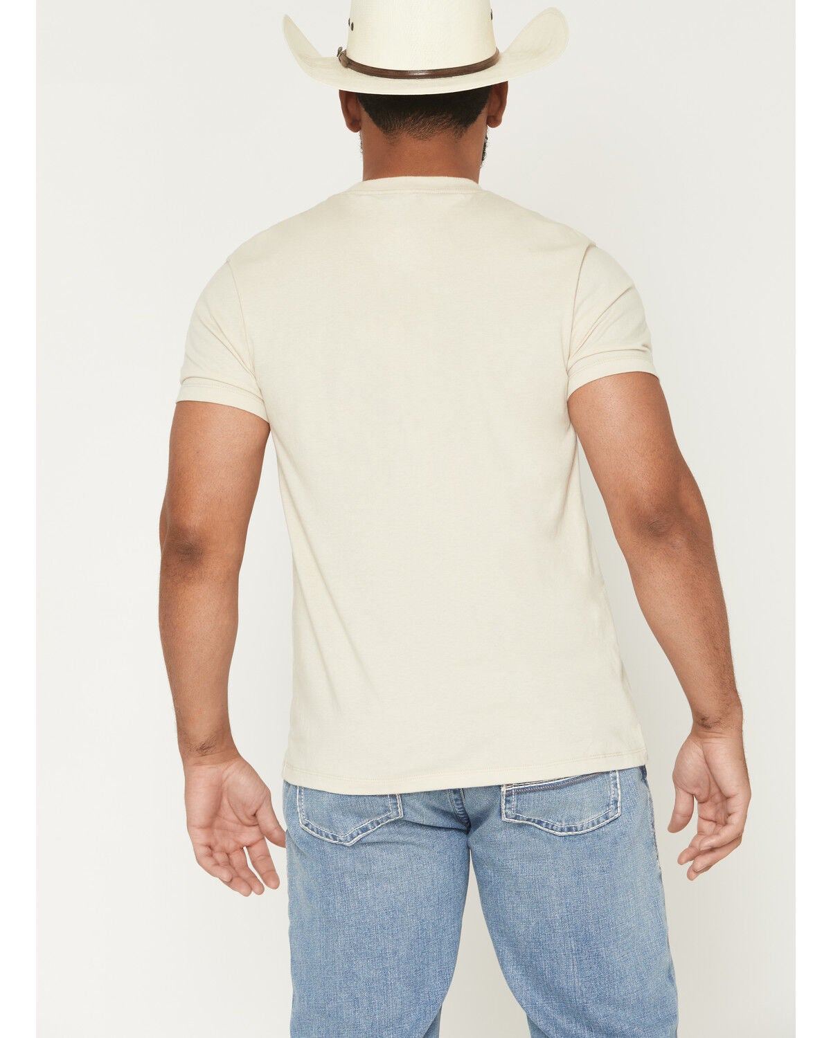 Image #4 - Ariat Men's Zapoteco Geo Print Short Sleeve Graphic T-Shirt, Natural, hi-res