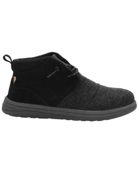 Image #2 - Lamo Footwear Men's Koen Chukka Sneakers - Round Toe , Black, hi-res
