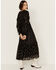 Image #4 - Angie Women's Clip Dot Maxi Dress, Black, hi-res