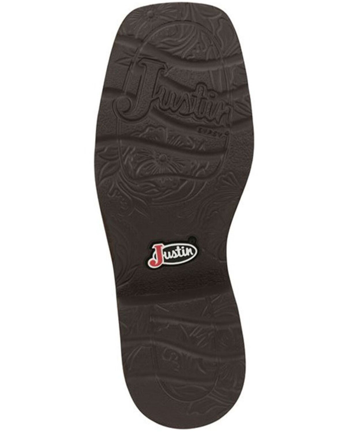 Image #7 - Justin Women's Starlina Western Boots - Broad Square Toe, Brown, hi-res