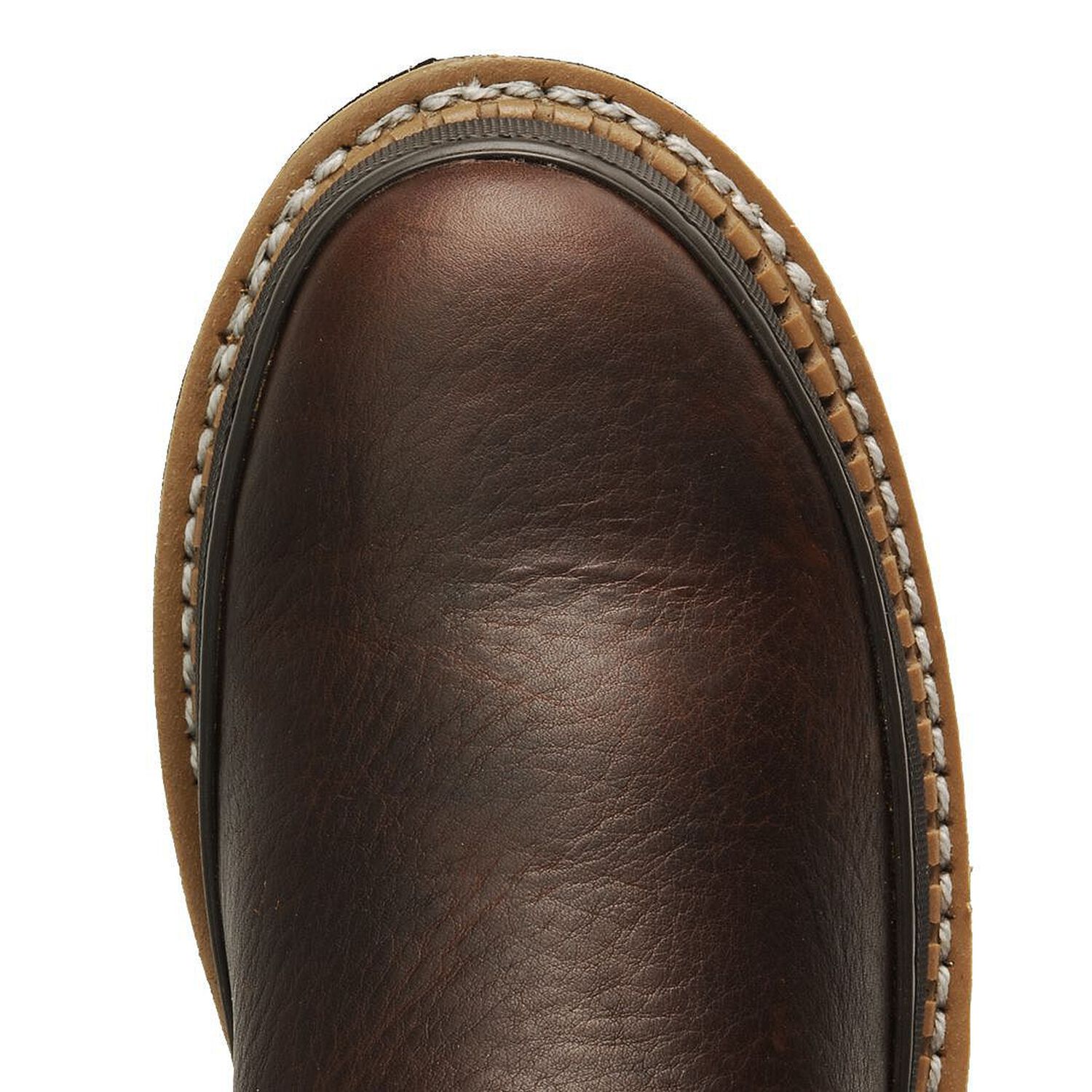 Image #6 - Georgia Boot Men's Giant Pull On Work Boots - Steel Toe, Brown, hi-res