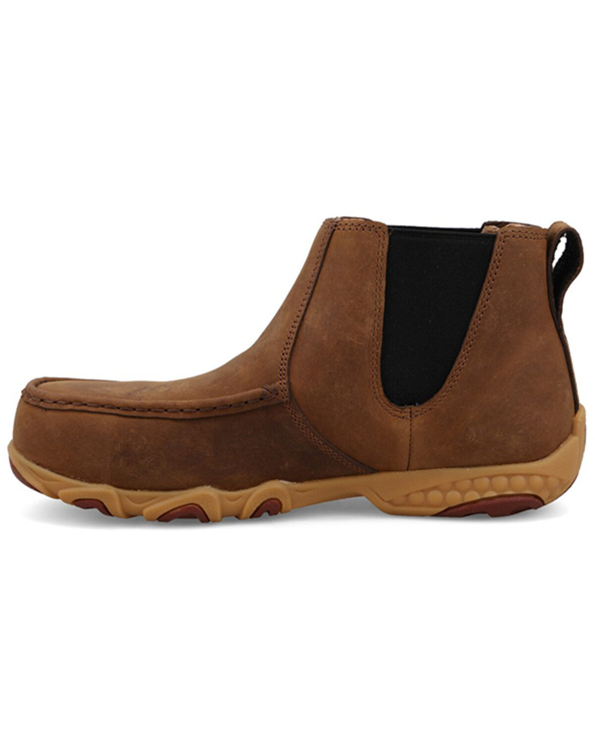 Image #3 - Twisted X Women's 4" Chelsea Driving Moc Work Boots - Nano Toe, Brown, hi-res
