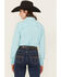 Image #4 - Ariat Women's VentTEK Plaid Print Long Sleeve Button-Down Stretch Western Shirt, Turquoise, hi-res