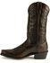 Image #3 - Laredo Men's Hawk Western Boots - Snip Toe, Burnt Apple, hi-res