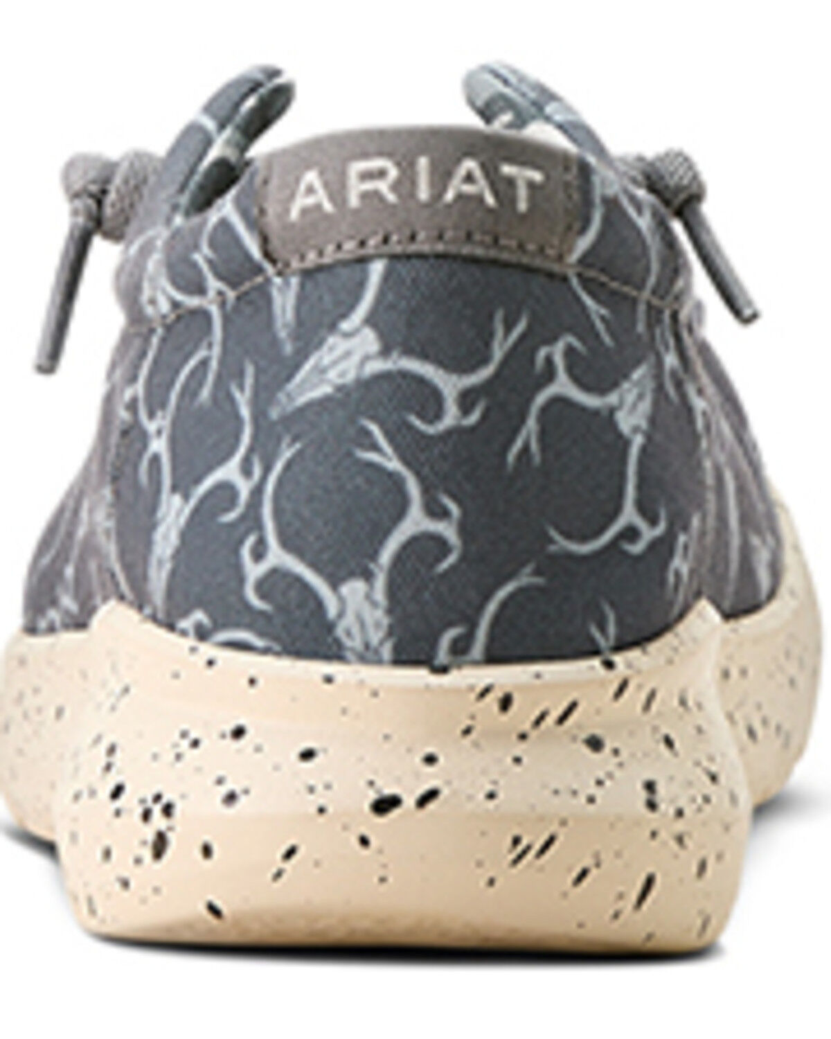 Image #3 - Ariat Men's Hilo Deerskull Print Casual Shoes - Moc Toe, Grey, hi-res