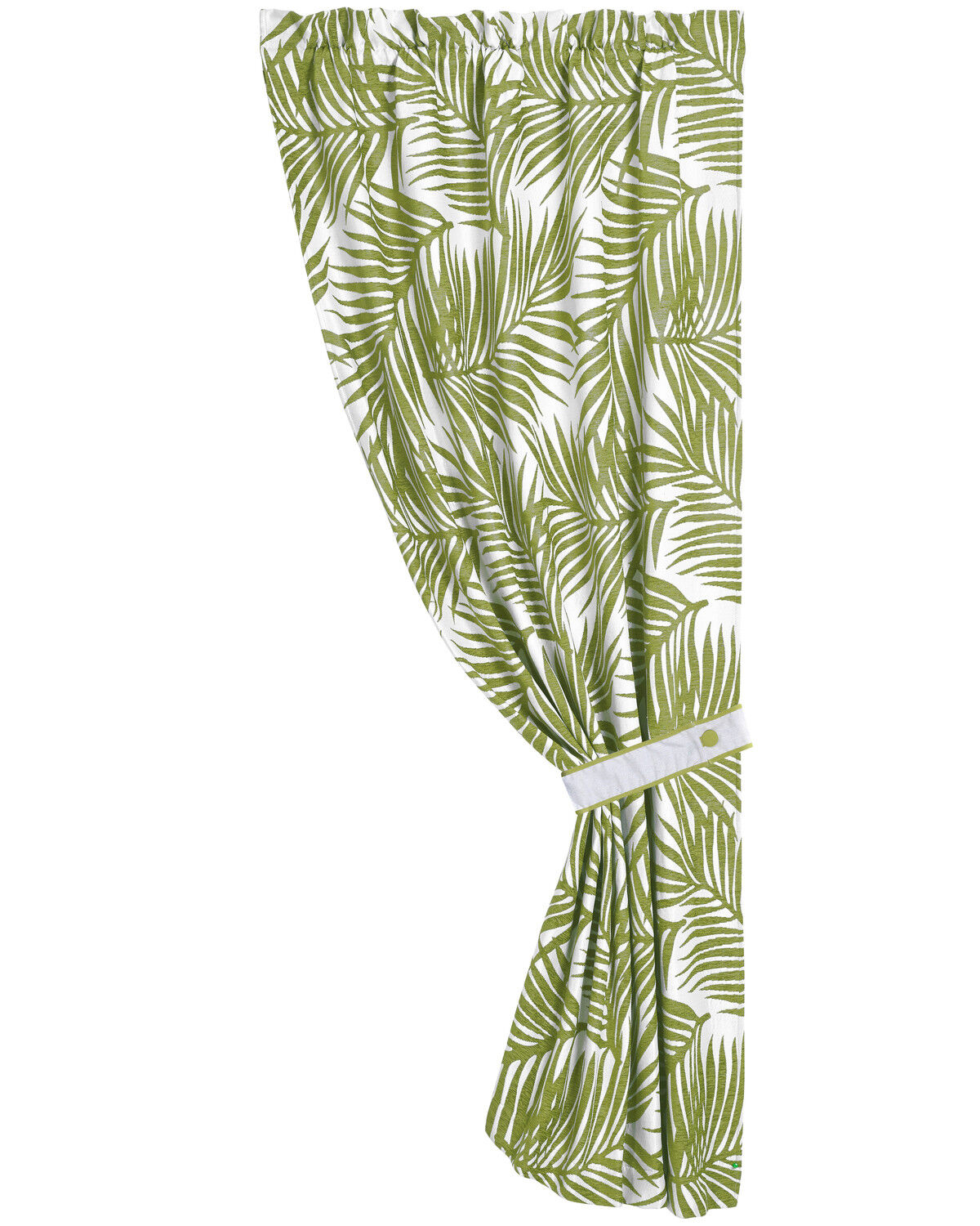 Image #1 - HiEnd Accents Fern Curtain, 48"X 84", Multi, hi-res