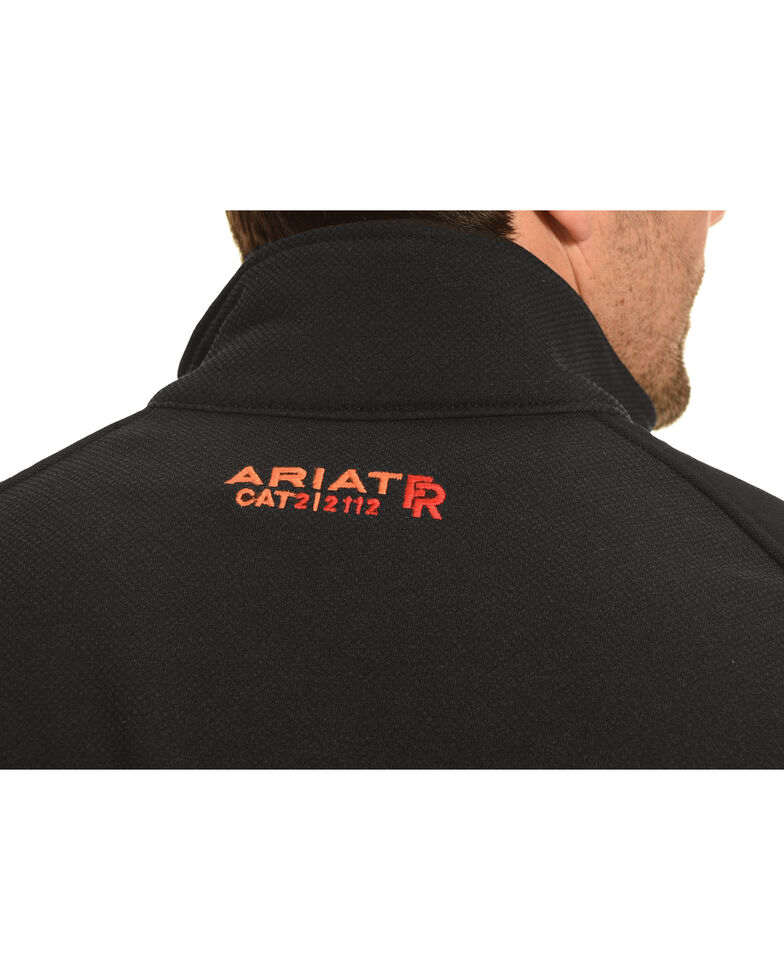 Ariat Men's Work Flame Resistant Black Work Vest, Black, hi-res